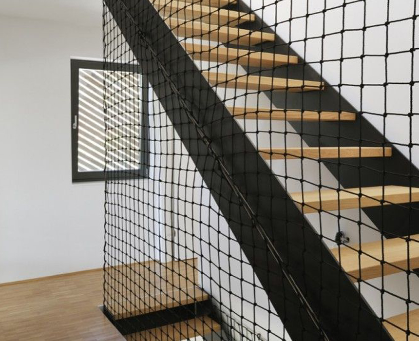 Staircase safety nets Bengaluru by Saravana Safety Nets